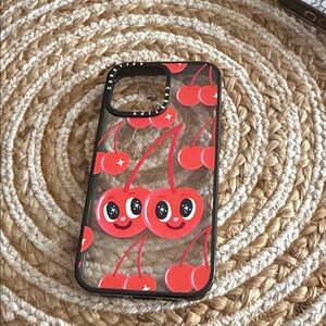 Casetify Red Cherry Phone Case 16 pro max